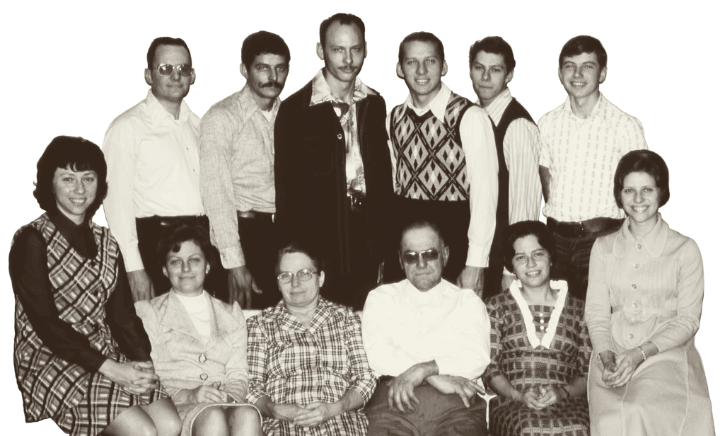 The OG Fiskeaux kids & parents, circa 1973